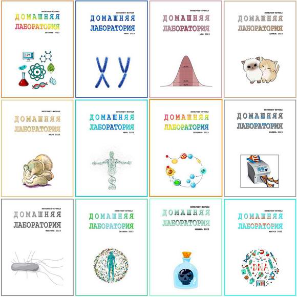 Домашняя лаборатория №1-12 январь-декабрь 2023 Архив 2023 Подшивка 2023