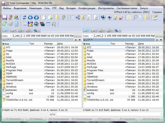 Total Commander 7.56a Vi7Pack 1.83 Final