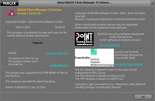 MAGIX Photo Manager 15 Deluxe 11.0.2.36