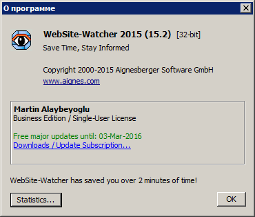 WebSite-Watcher 2015 15.2 Final Business Edition