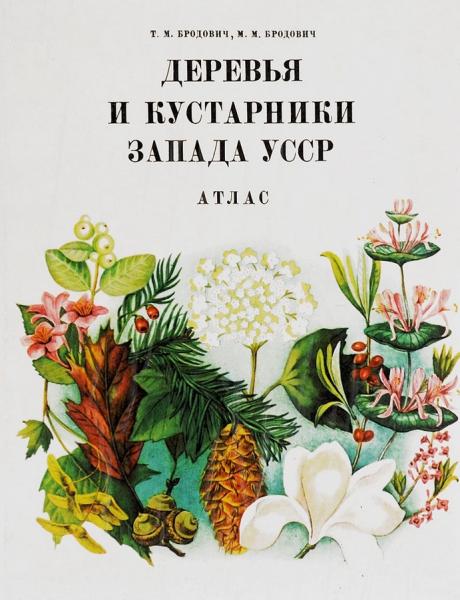 Т.М. Бродович. Деревья и кустарники Запада УССР. Атлас