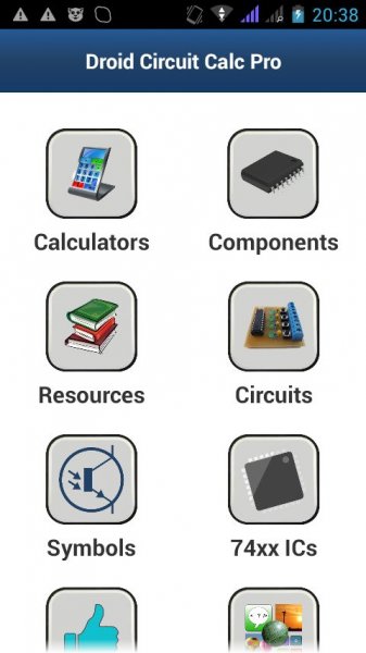 Droid Circuit Calc Pro 3.4
