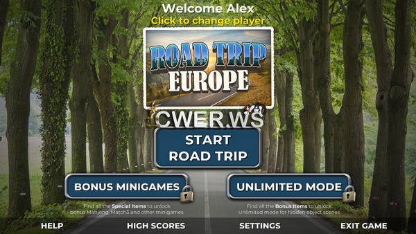 скриншот игры Road Trip Europe: A Classic Hidden Object Game