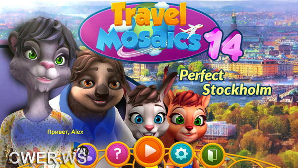 скриншот игры Travel Mosaics 14: Perfect Stockholm