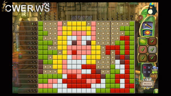 скриншот игры Fantasy Mosaics 52: Enchanted Woods