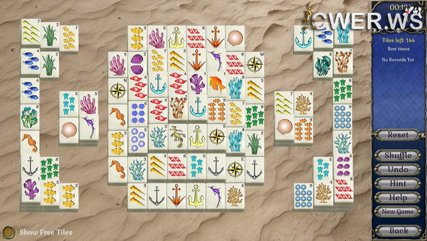 скриншот игры Джевел матч. Пасьянс Атлантида. Коллекционное издание