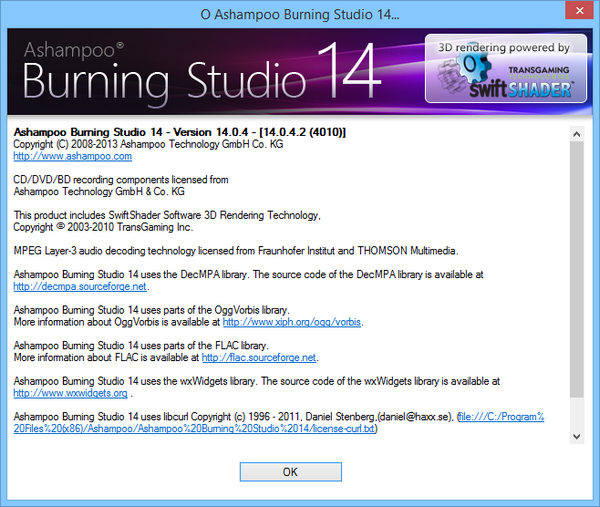 Ashampoo Burning Studio 14
