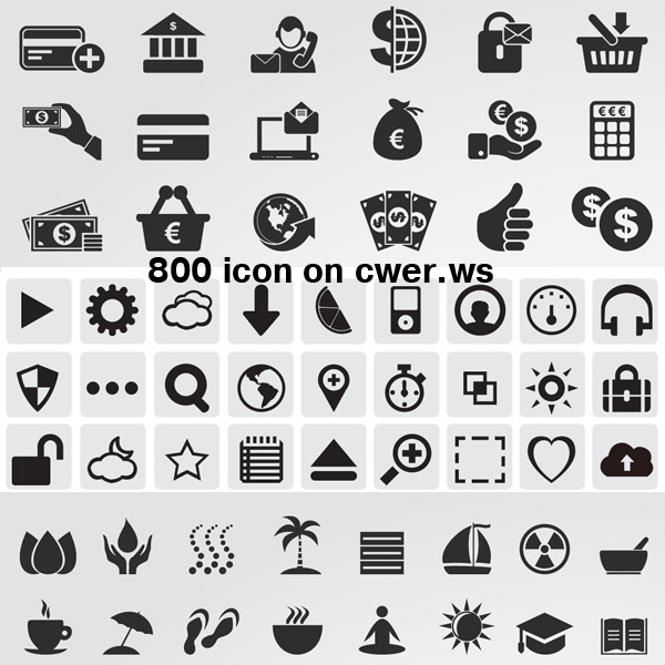 Черные иконки