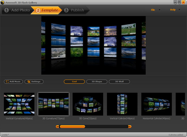 Aneesoft 3D Flash Gallery 2