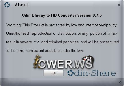 Odin Blu-ray to HD Converter 8.7.5