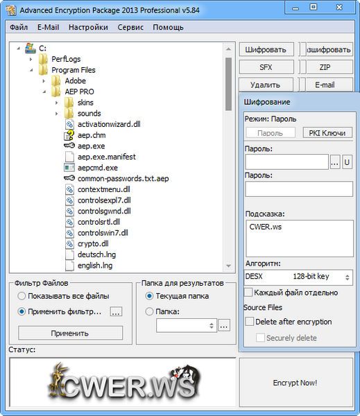 Advanced Encryption Package 2013 Professional 5.84